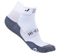 Joluvi Unisex Hi-Cool Run Fever Calcetines 2-Pares Conjunto, Pequeño, Blanco/Carbón
