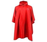 Joluvi Unisex Poncho Nylon Rip Chubasquero, Rojo, Talla única