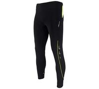 Joluvi Unisex Profit Pantalones, XL, Negro/Amarillo Neón