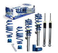 JOM 741169 Kit de suspensión roscada BlueLine Seat Leon/ST (5F) 1.2 TSI/ 1.4 TGI/ 1.4 TSI/ 1.6 TDI/ 1.8 TFSI/ 2.0 TDI, 2012-, solamente para suspensión de eje trasero multibrazo, rosca/muelle