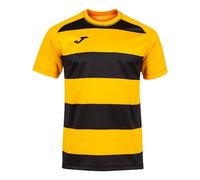 Joma 4XL Camiseta Manga Corta prorugby II, Unisex-Adult, Ámbar-Negro