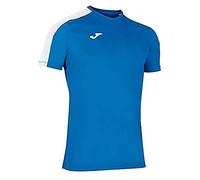 Joma Academy Camiseta Juego Manga Corta, Hombres, Royal Blanco, L