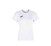 Joma Academy Camiseta Juego Manga Corta, Mujer, Blanco, M