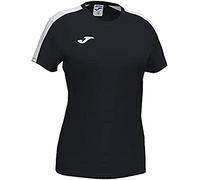 Joma Academy Camiseta Juego Manga Corta, Niñas, Negro Blanco, XS
