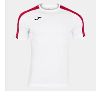 Camiseta Manga Corta Joma Academy III Blanco Rojo - Camiseta Manga Corta Niño MKP