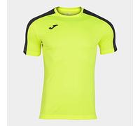 Joma Academy Camiseta Juego Manga Corta, Niños, Amarillo flúor Negro, 6XS-5XS