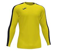 Joma Academy Camiseta Juego Manga Larga, Niños, Amarillo Negro, 4XS-3XS