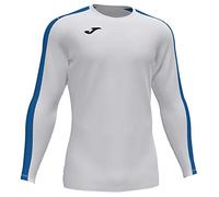 Camiseta de Fútbol Joma Academy III Manga Larga Blanco Royal 11 - 12 AÑOS