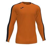 Joma Academy Camiseta Juego Manga Larga, Niños, Naranja-Negro, XS