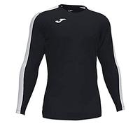 Joma Academy Camiseta Juego Manga Larga, Niños, Negro-Blanco, 2XS