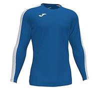 Joma Academy Camiseta Juego Manga Larga, Niños, Royal-Blanco, 4XS-3XS