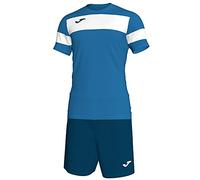 Joma Academy II Set Equipacion M/Corta, Hombre, Royal/Blanco, S