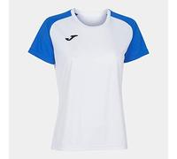 Joma Academy Iv, Camiseta Mujer, Blanco-royal, S