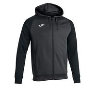 Joma Academy Iv Sudadera con capucha, Hombre, Antracita-negro, M
