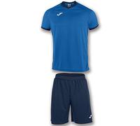 Joma Academy Set Equipacion M/Corta, Hombre, Royal/Marino, S