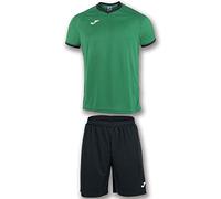 Joma Academy Set Equipacion M/Corta, Hombre, Verde/Negro, XL