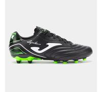 Joma Zapatilla Futbol Aguila 2502 Black Fluor Green Artificial Grass AGUW2501AG (Negro, Sistema Tallas Calzado EU, Adulto, Números, Mediano, 43)