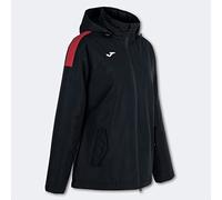 Joma - Anorak trivor, Talla 2XL, Color Negro Rojo