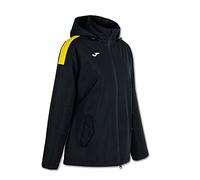 Joma - Anorak trivor, Talla L, Color Negro Amarillo