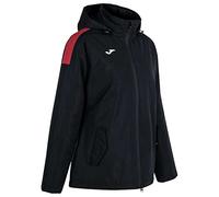 Joma - Anorak trivor, Talla S, Color Negro Rojo