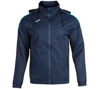 Joma - Anorak Urban IV, Talla 2XS, Color Marino Turquesa Fluor