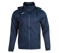 Joma - Anorak Urban IV, Talla XL, Color Marino Turquesa Fluor