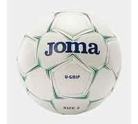 Joma - Balón u-Grip, Talla B2, Color Blanco Verde