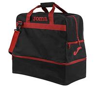 Joma - Bolsa de Deporte Grande Training III, Talla S, Color Negro Rojo