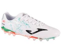 Botas de fútbol joma supercopa 2402 blanco turquesa artificial gr 41