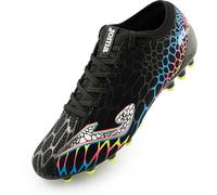 Botas de fútbol joma gol 2401 negro amarillo flúor artificial gra 43
