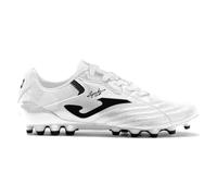 Joma Botas de Fútbol para Césped Artificial - Águila, 39-45 Negro y Blanco - Fabricado con Microfibra de Alto Rendimiento y Tacos Añadidos para Distribuciñon de Peso y Mejor Agarre