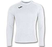 Joma Brama Fleece Camiseta Termica, Hombre, Fleece Blanco, S