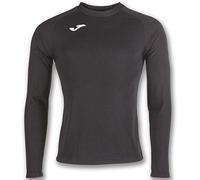 Joma Brama Fleece Camiseta Termica, Hombre, Negro, L