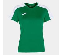 Joma - Camiseta Academy Manga Corta, Talla 8XS-7XS, Color Verde Blanco
