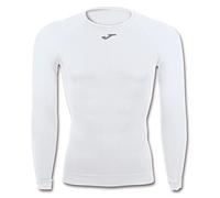 Joma - Camiseta Brama Classic Manga Larga, Talla L-XL, Color Blanco