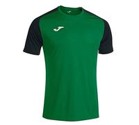 Camiseta Manga Corta Joma Academy IV Verde Negro - Camiseta Manga Corta Niño MKP