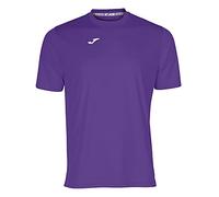 Joma - Camiseta Deportiva Manga Corta Hombre - Ligera y Transpirable Ideal para Todo Tipo de Deporte - Combi S- Morado