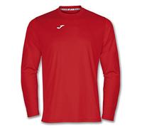 Joma - Camiseta Deportiva Manga Larga Hombre - Ligera y Transpirable Ideal para Todo Tipo de Deporte - Combi L - Rojo