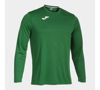 Joma - Camiseta Deportiva Manga Larga Hombre - Ligera y Transpirable Ideal para Todo Tipo de Deporte - Combi XL - Verde