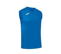 Joma - Camiseta Deportiva Sin Manga Hombre - Ligera y Transpirable Ideal para Todo Tipo de Deporte, Combi, Royal, S
