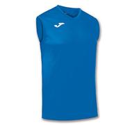 Joma - Camiseta Deportiva Sin Manga Hombre - Ligera y Transpirable Ideal para Todo Tipo de Deporte, Combi, Royal, S