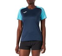 Joma Camiseta Manga Corta Academy IV Marino Turquesa flúor