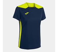 Joma Camiseta Manga Corta Championship Vi Marino Amarillo flúor