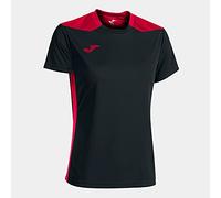 Camiseta manga corta mujer championship vi negro rojo 2XL