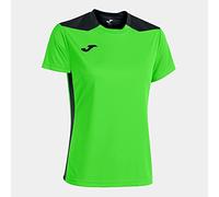 Joma Camiseta Manga Corta Championship Vi Verde flúor Negro