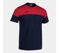 Camiseta manga corta hombre crew v marino rojo XS