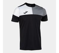 Joma Camiseta Manga Corta Crew v Negro Gris Blanco