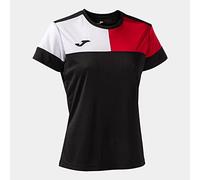 Joma Camiseta Manga Corta Crew v Negro Rojo Blanco