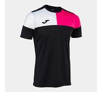Joma Camiseta Manga Corta Crew v Negro Rosa Blanco
