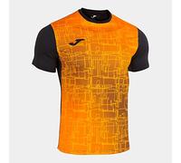 Joma Camiseta Manga Corta Élite VIII Negro Naranja - Niño